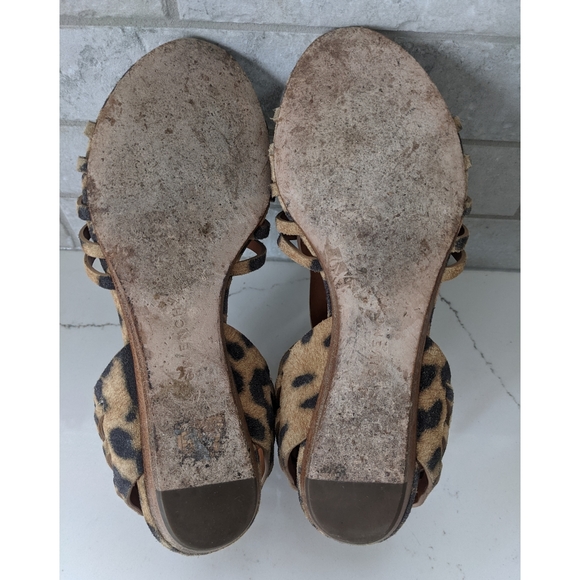 GIVENCHY leopard suede gladiator sandals - Picture 9 of 11